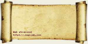 Tomanija Aksentijević vizit kartica